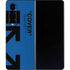 Black and Blue Arrows Galaxy Z Fold4 5G Skin